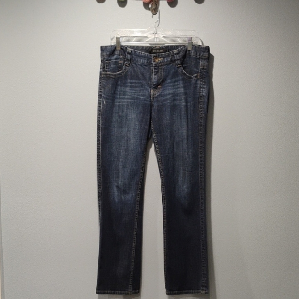 Calvin Klein Jeans Indigo Straight-Leg Women's Denim